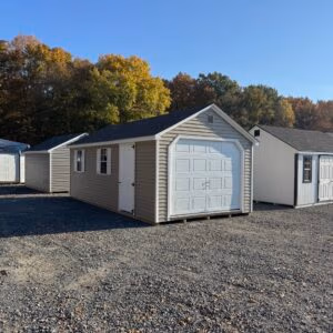 Vinyl Cape Garage 12x24