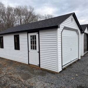 Vinyl Cape Garage 12x24