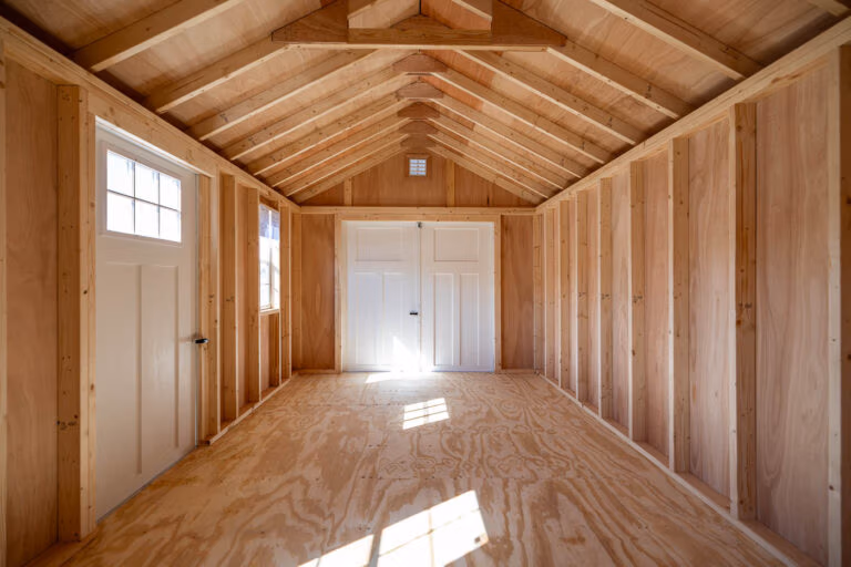 Olde Sale Barn Cape Shed Interior-60238