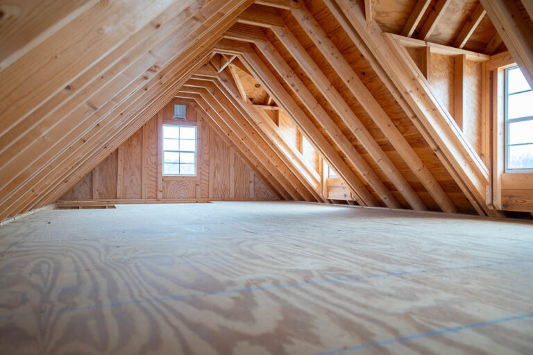 interior of a cape garage
