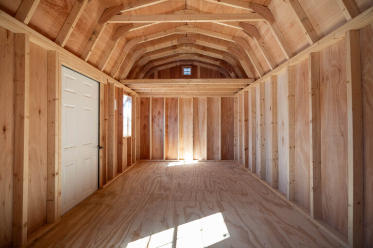 Olde Sale Barn Dutch Barn Shed Interior-60247