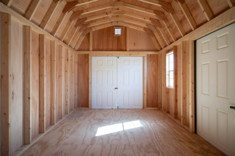 Olde Sale Barn Dutch Barn Shed Interior-60254