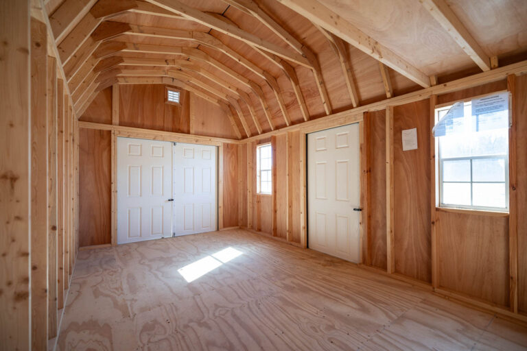 Olde Sale Barn Dutch Barn Shed Interior-60255