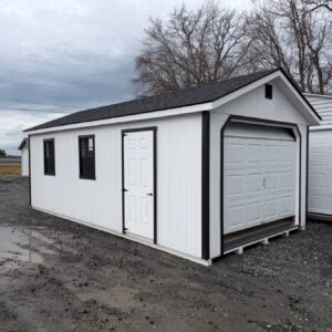 Painted Cape Garage 12x24